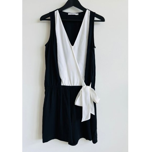 Bailey 44 Pants - Bailey 44 silk sleeveless woven surplice romper